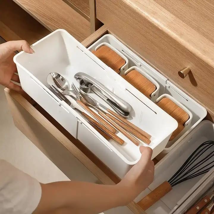 Expandable Storage Drawer Organizers - Perfect for Home and Kitchen Essentials