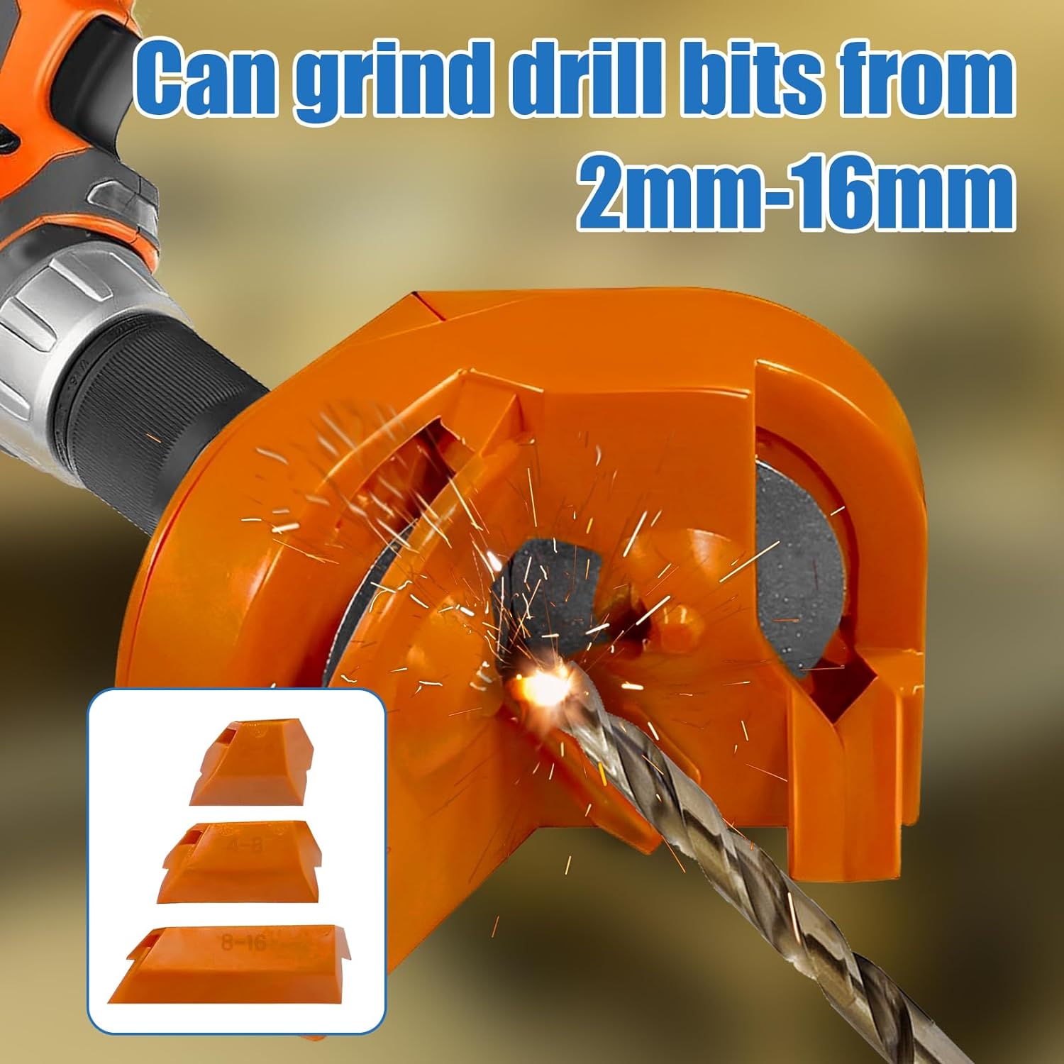 Multipurpose drill sharpener