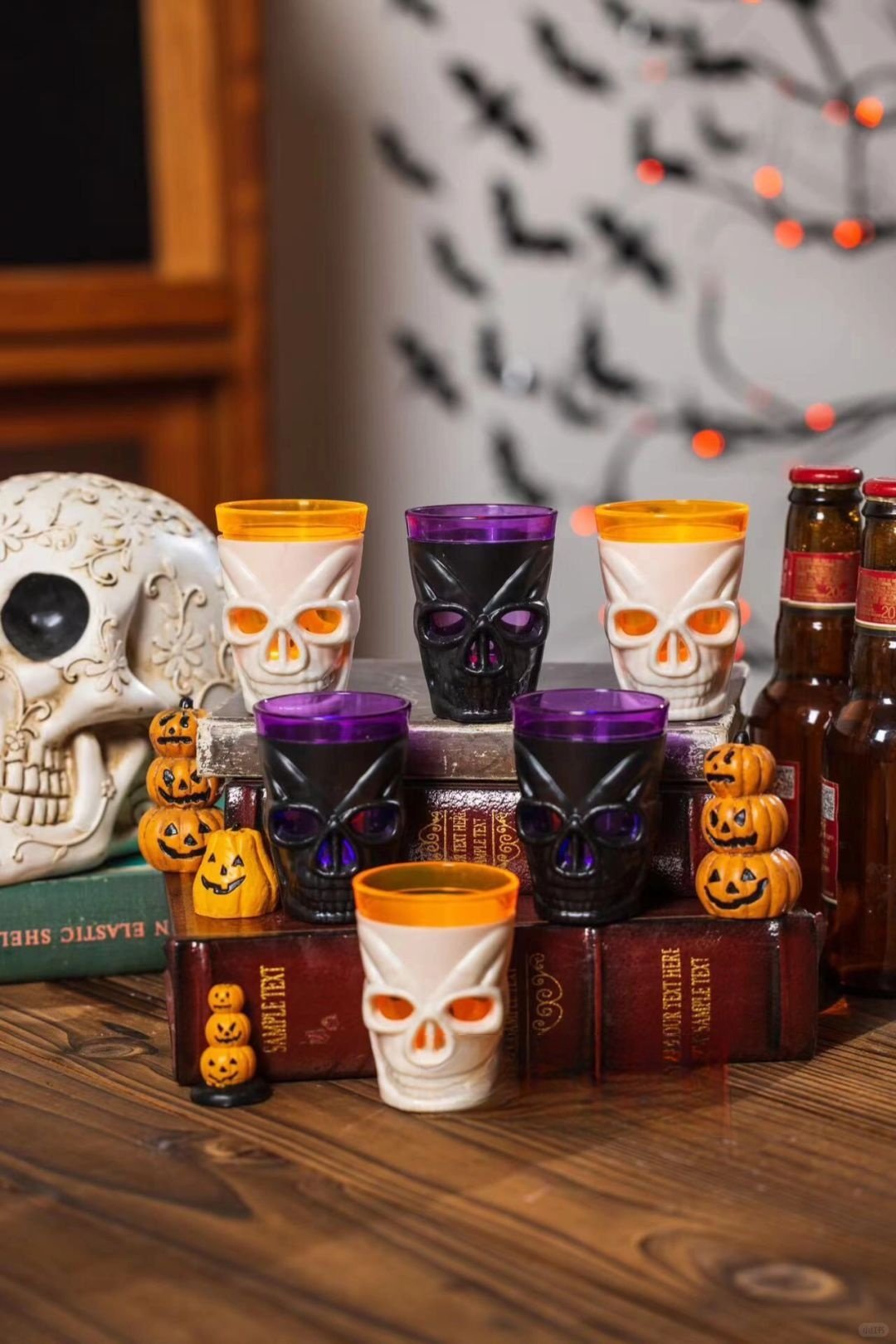 LED Skull Wine Glass