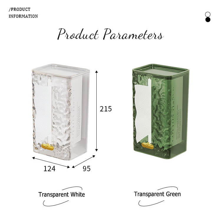 Tissue Washcloth Organizer Case