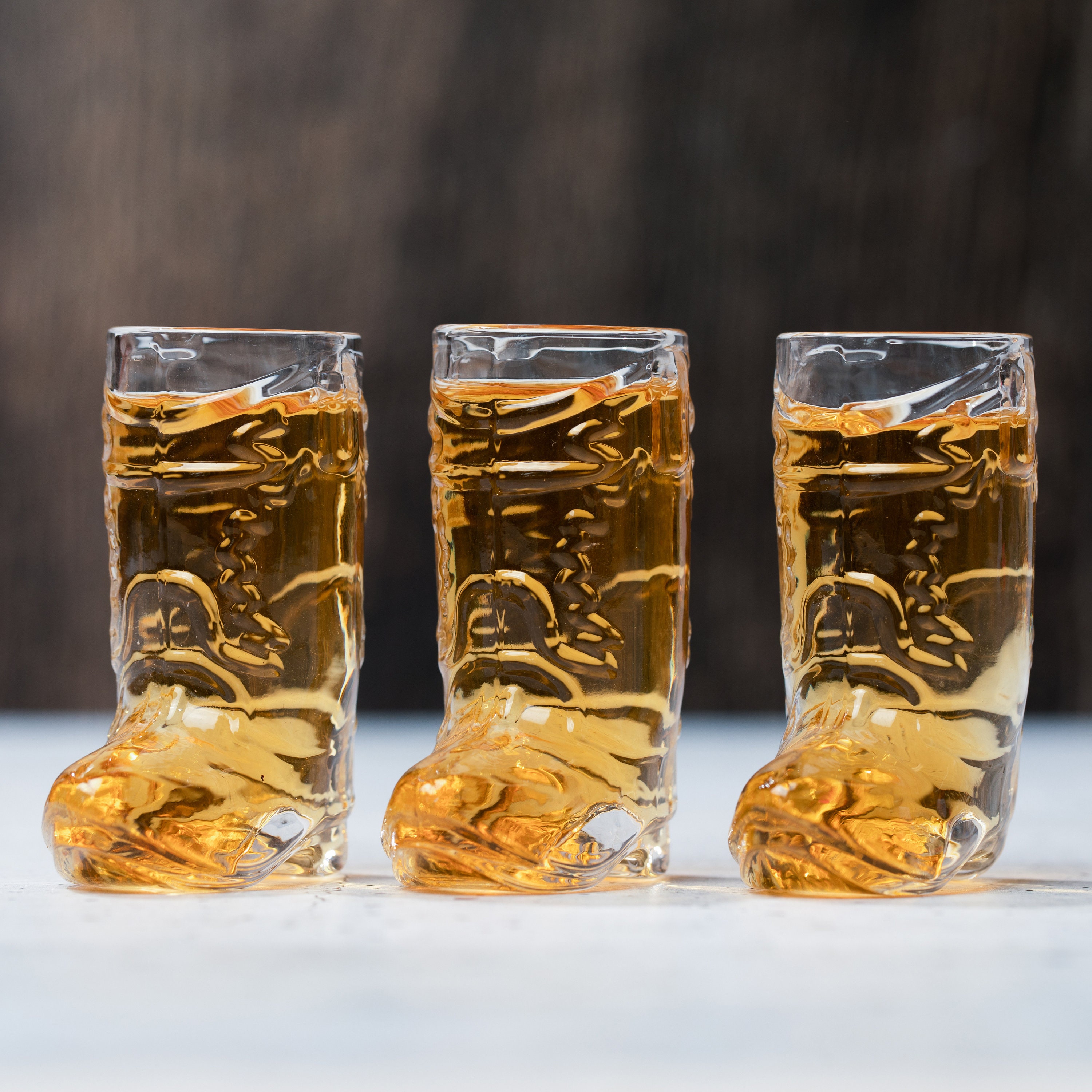 Cowboy Boot Shot Glass Set