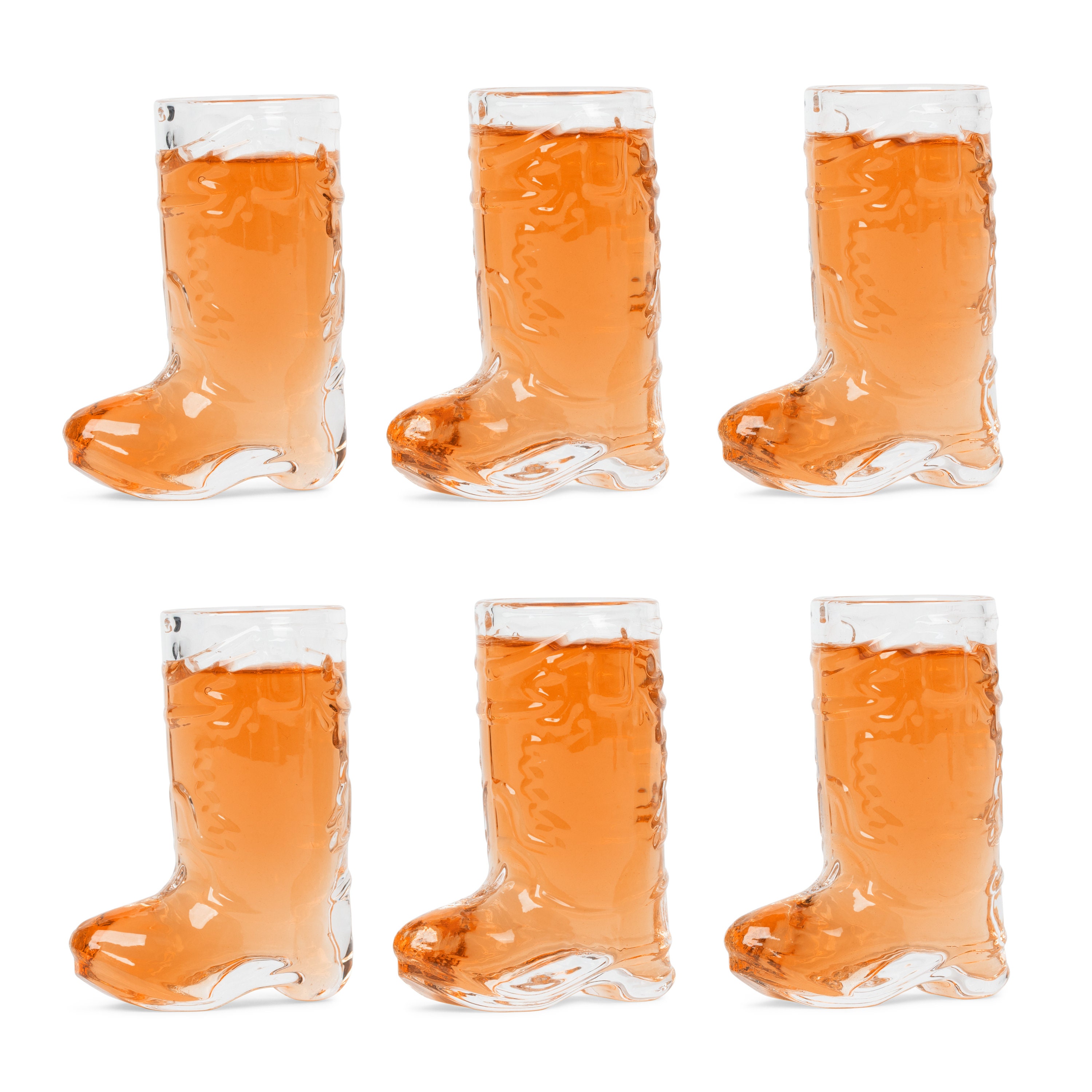 Cowboy Boot Shot Glass Set