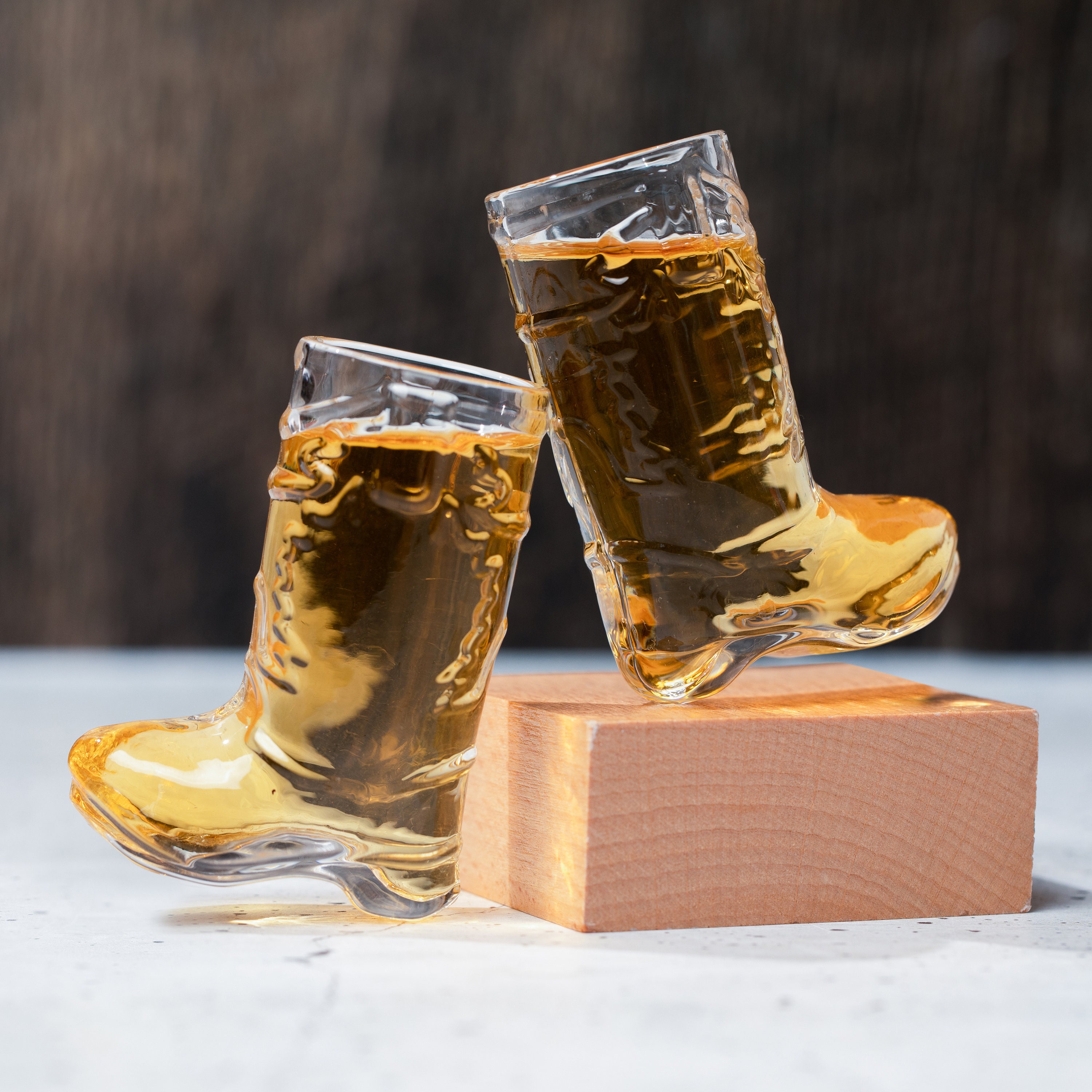 Cowboy Boot Shot Glass Set