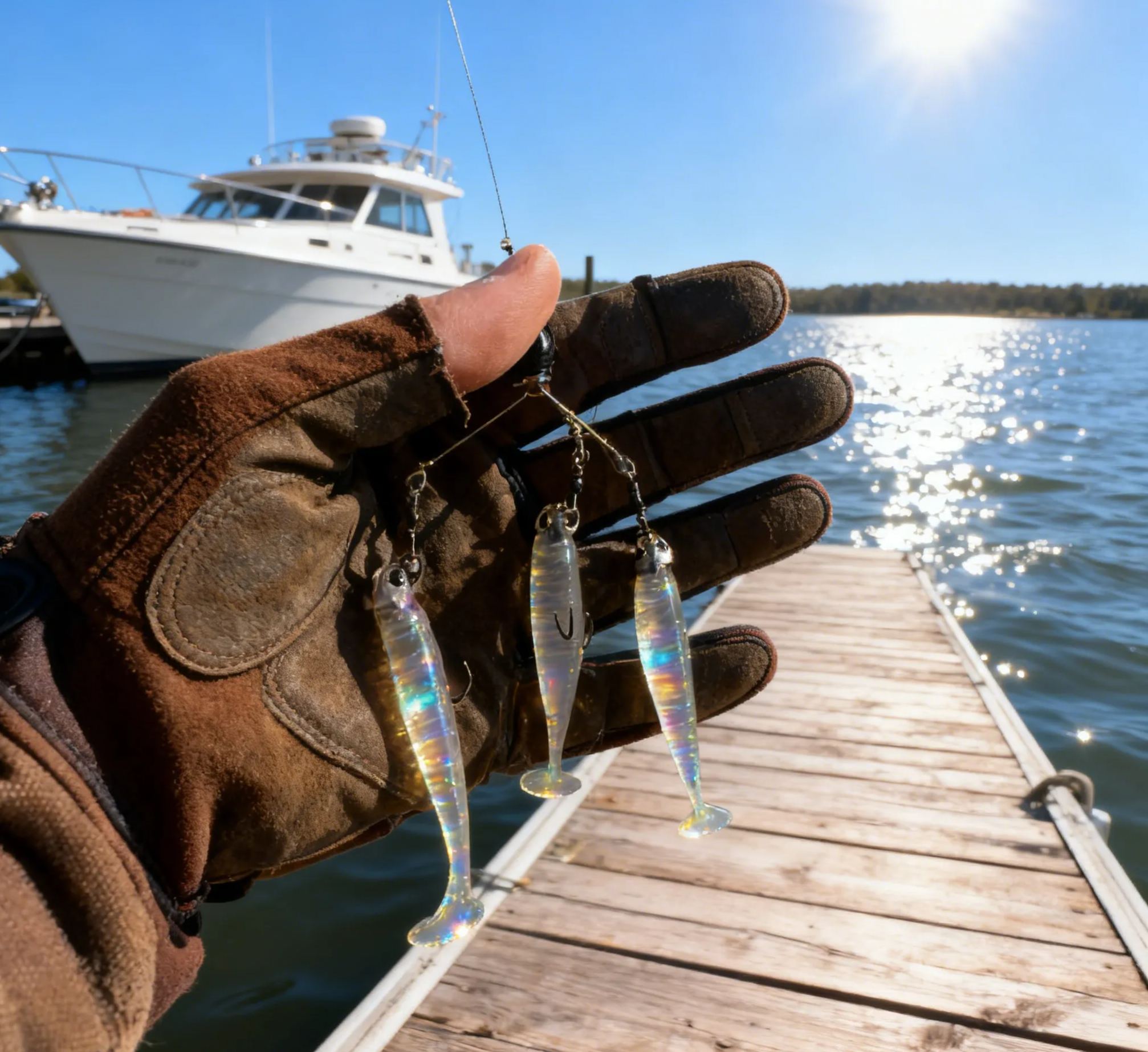 🎣Mini Multi-Arm Baitfish School Rig – Handcrafted Alabama-Style Fishing Lure