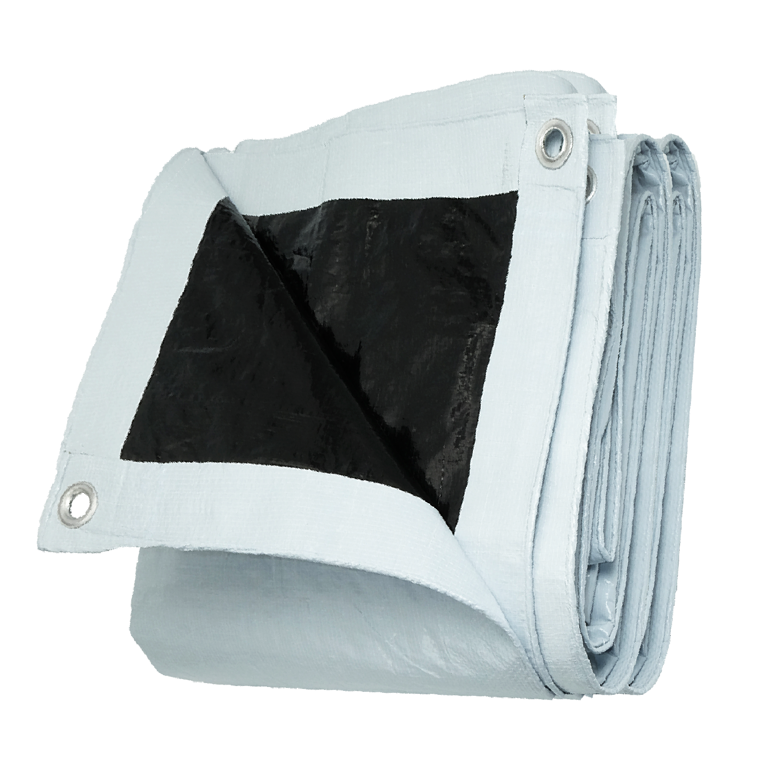 UCINNOVATE 10' x 20' Tarps 14 Mil Heavy Duty Waterproof White/Black Poly Tarp Cover, Thick Weatherproof UV Resistant Tarpaulin with Grommets, Tear Proof Large Protection Tarp for Camping Gazebo Roof