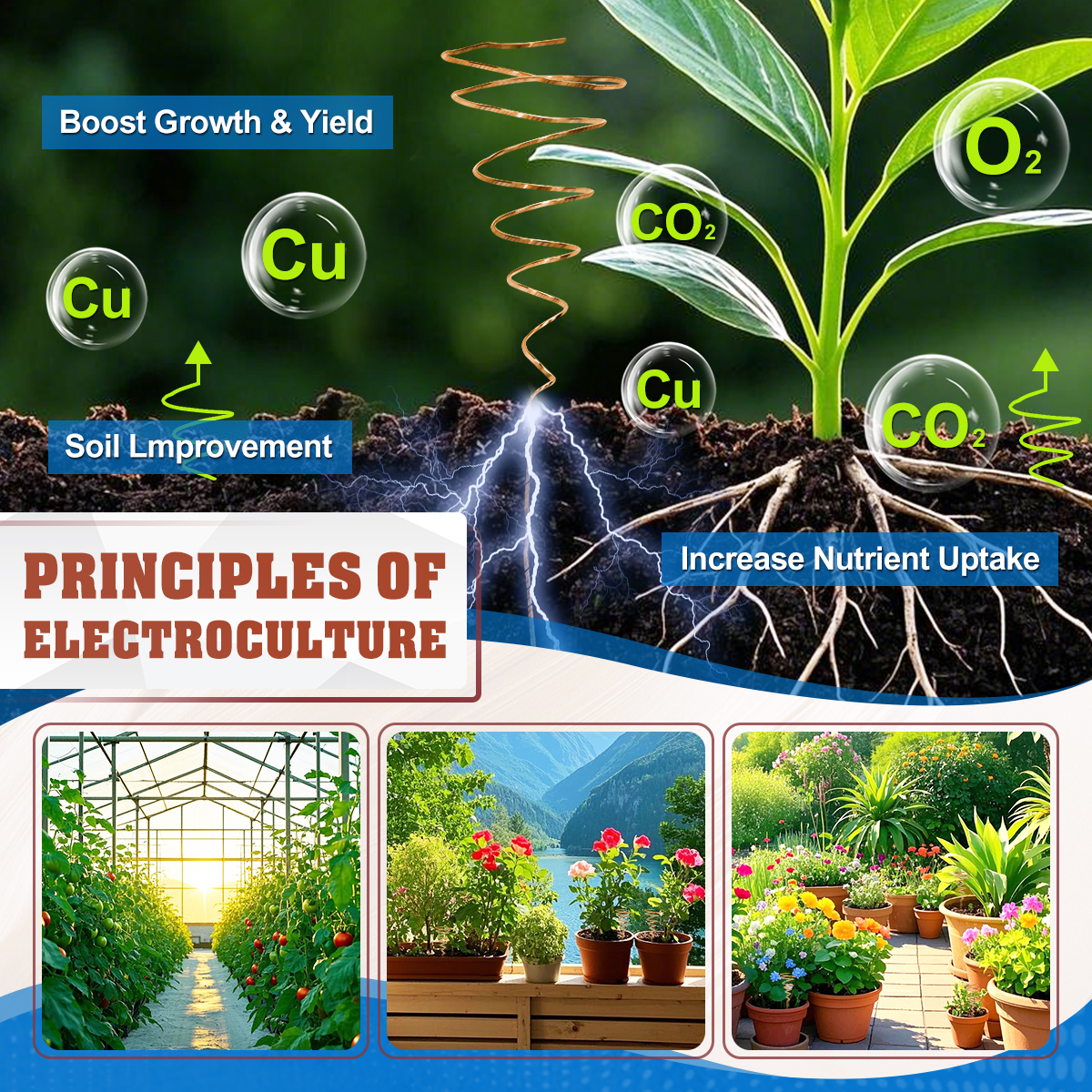 UCINNOVATE 99.9% Copper Wire, 16 Gauge Pure Copper Wire for Jewelry Making, 66FT 1.3mm Diameter Solid Bare Copper Wire for Electroculture Gardening, Soft Copper Wire 16 Gauge for Craft 1/2 Lb Spool