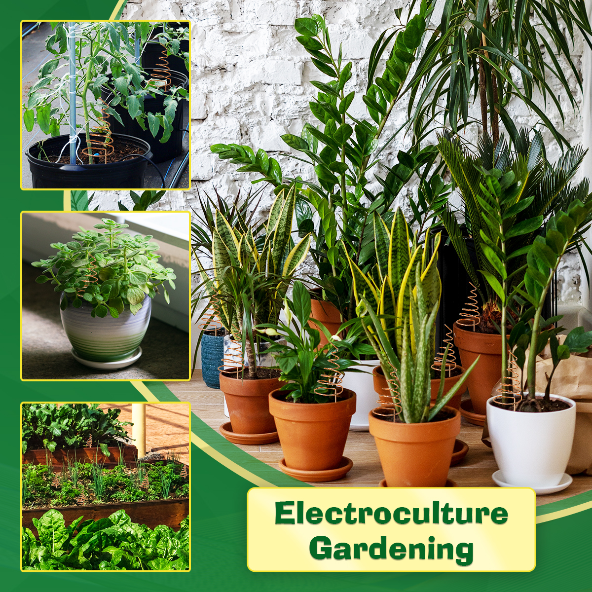 16 Gauge Pure Copper Wire with 2Pcs Fibonacci Coil Winding Jig for Electro Culture Gardening Stake, Copper Wire for Electroculture Growing Gardening Plants and Vegetables