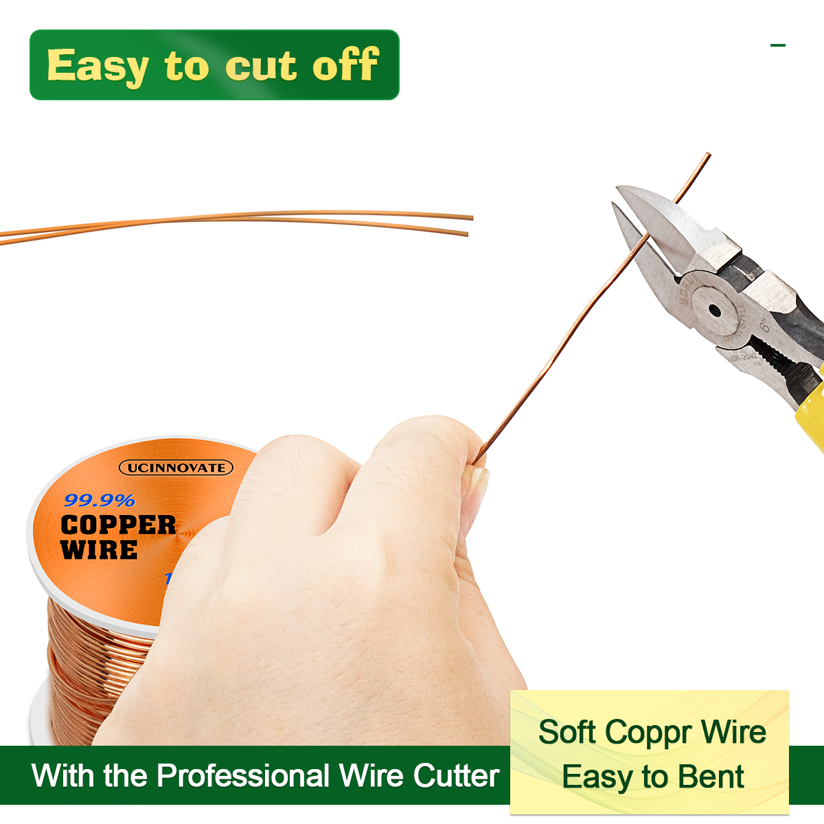 1 Pound 99.9% Pure Copper Wire 16 Gauge with Fibonacci Coil Winding Jig for Electroculture Gardening, Electro Culture Gardening Antenna Stake for Growing Garden Plants and Vegetable