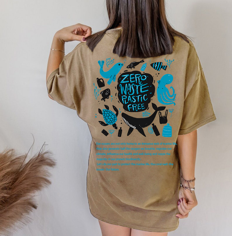 Unisex Zero Waste Plastic Free Protect The Ocean T-Shirt