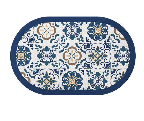 Vintage Floral Anti-slip Bath Mat