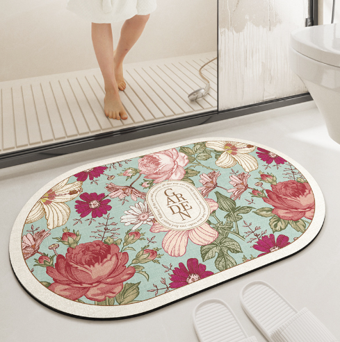 Pastoral Water-absorbent Bath Mat