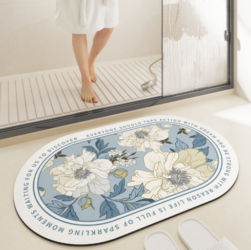 Pastoral Water-absorbent Bath Mat