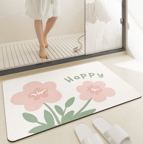 Pastoral Water-absorbent Bath Mat