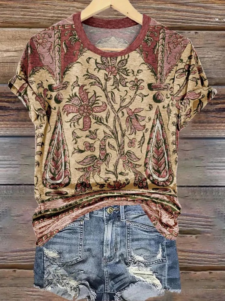 Flower Paisley T-shirt