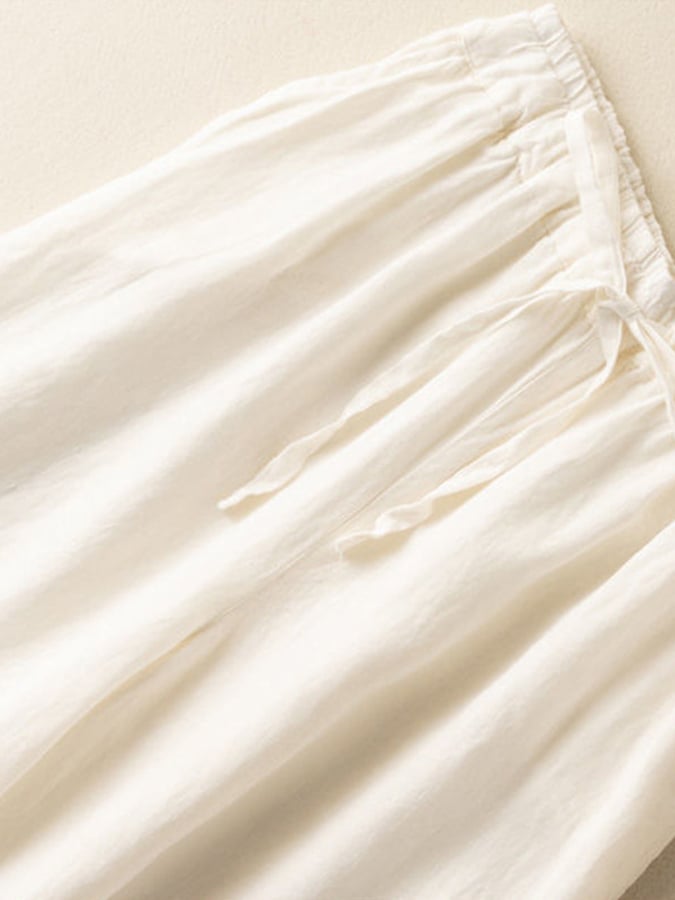 Women's Loose Solid Color Casual Wide Leg Pants