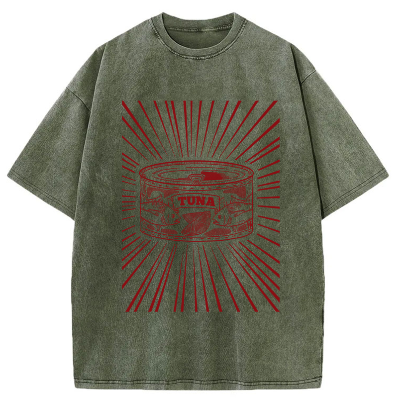 Canned Tuna Washed T-Shirt