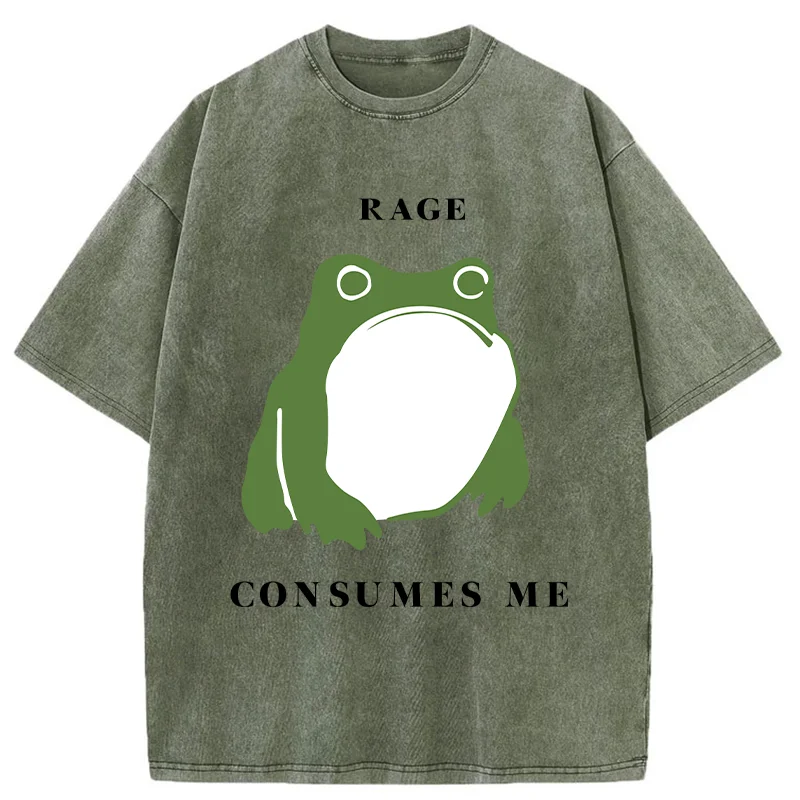   Rage Consumes Me Washed T-Shirt