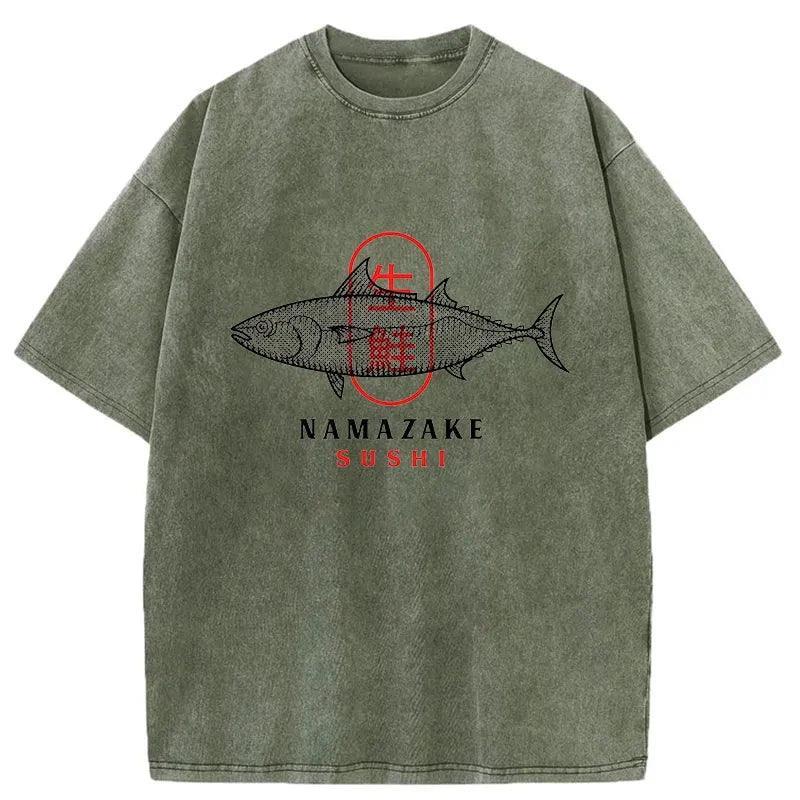 Fish Japanese Washed T-Shirt