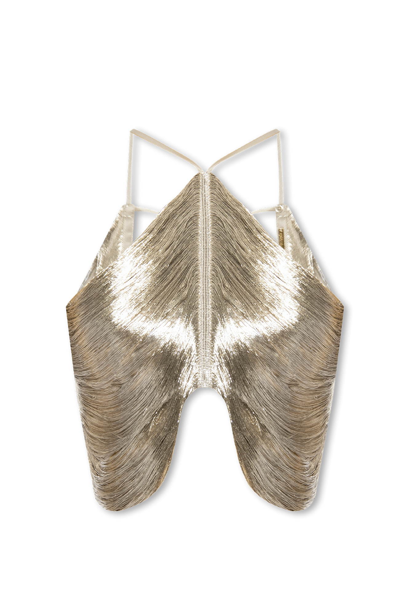 Halter Neck Beach Resort Party Fringed Top