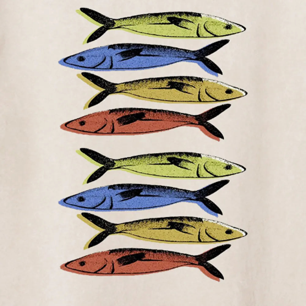 Colorful Fishes Print Unisex T-shirt 