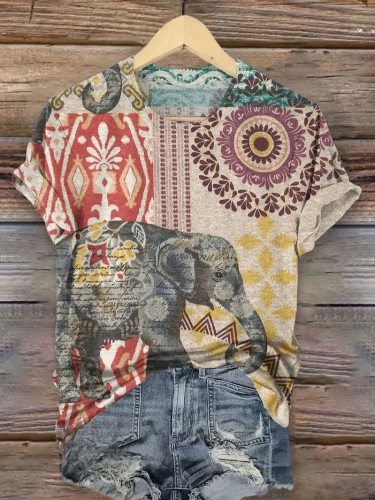Vintage Art Print T-shirt