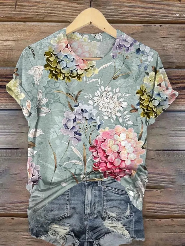 Vintage Art Print T-shirt