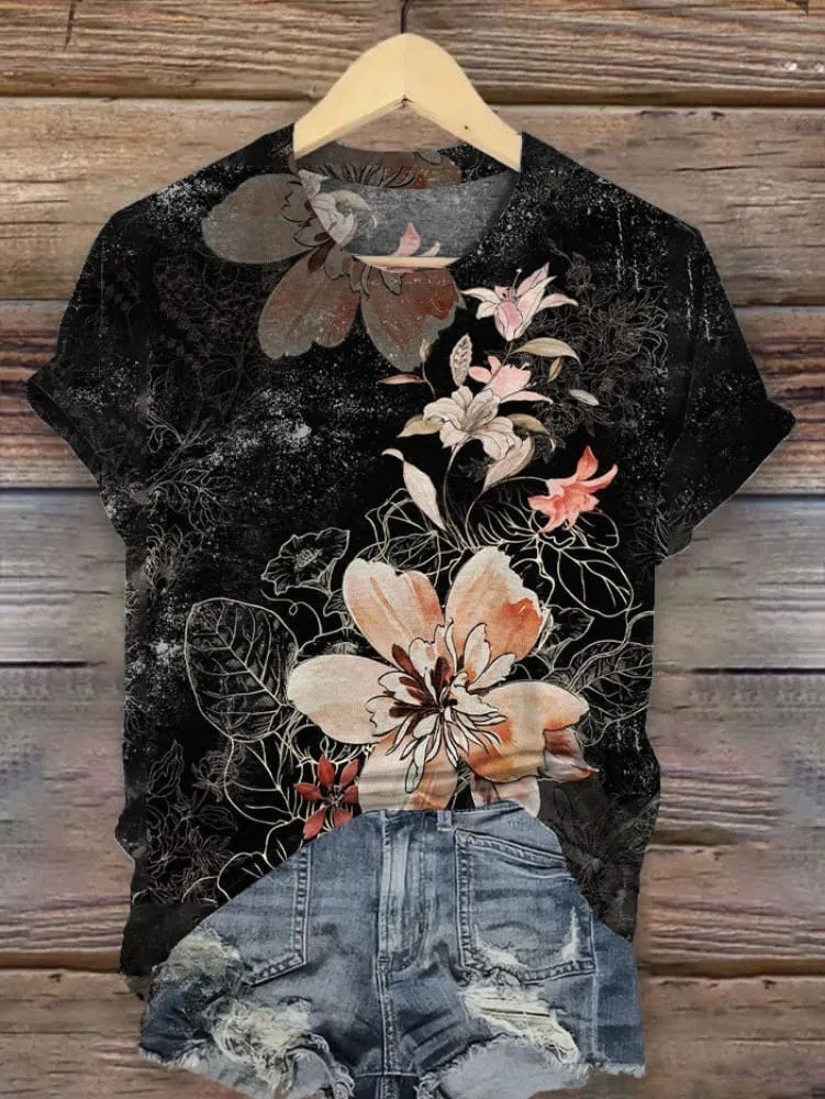 Vintage Art Print T-shirt
