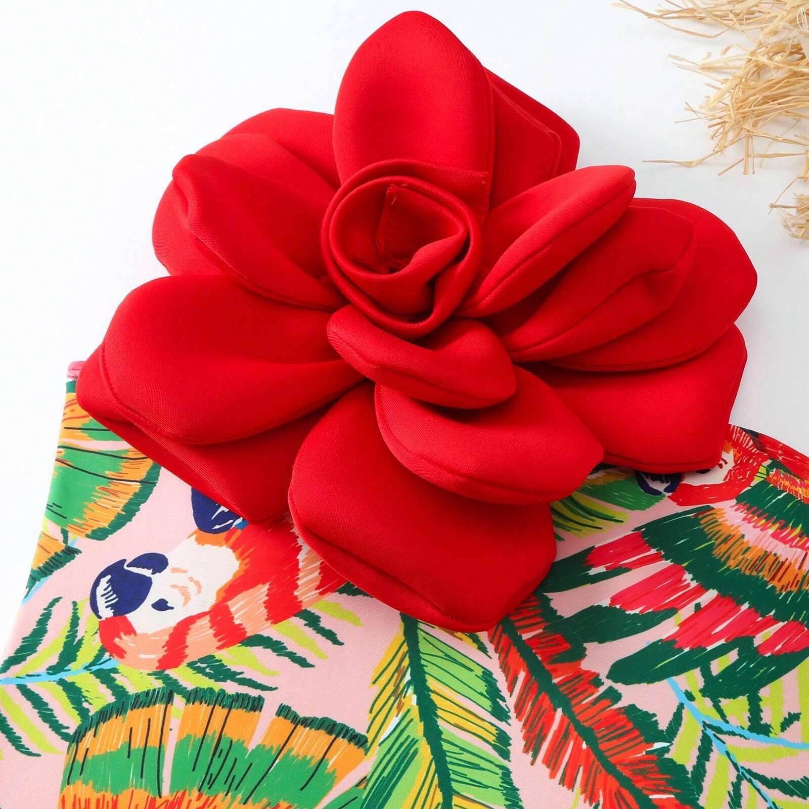 Floral Pattern Tight-Fitting And Slimming One Piece Swimsuit