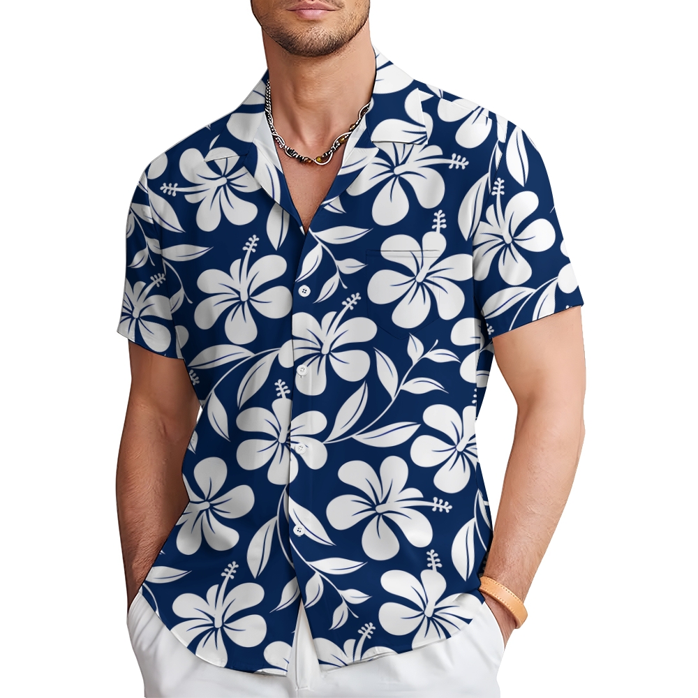 Men's Hawaiian Casual Short Sleeve Shirt 2405000458
