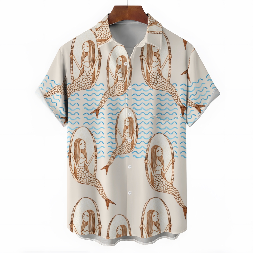 Men's Hawaiian Casual Short Sleeve Shirt 2406001852