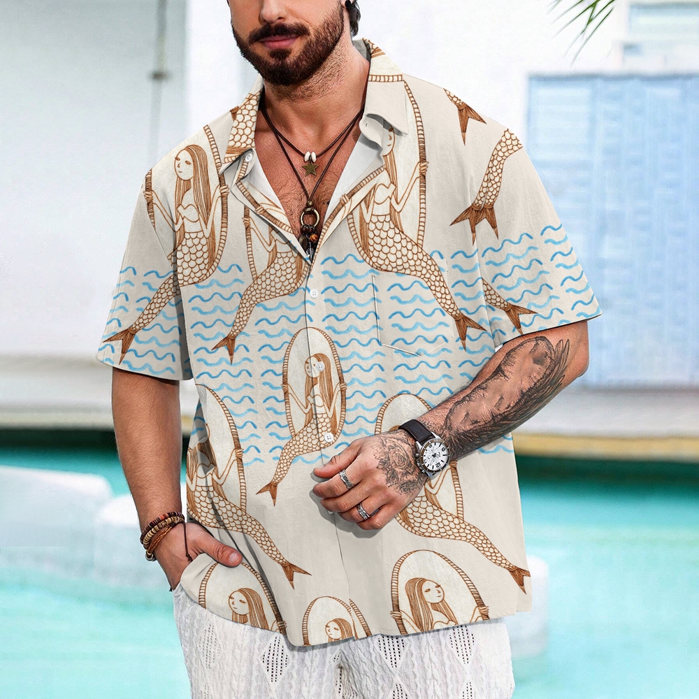Men's Hawaiian Casual Short Sleeve Shirt 2406001852