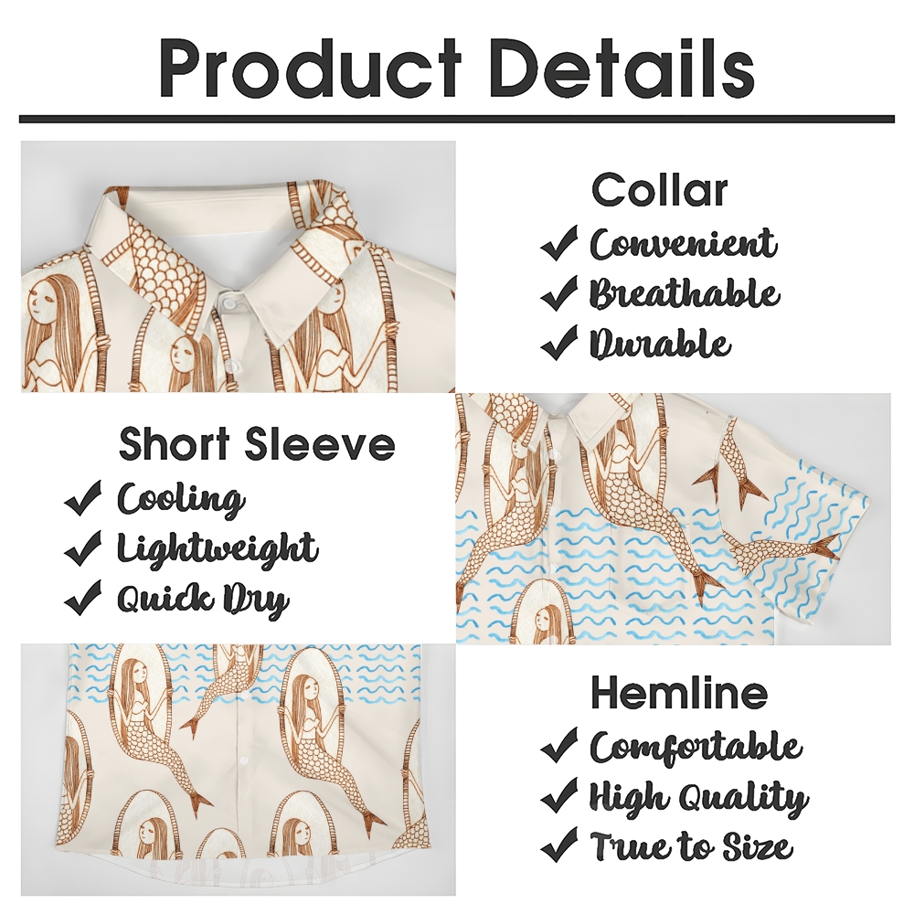 Men's Hawaiian Casual Short Sleeve Shirt 2406001852