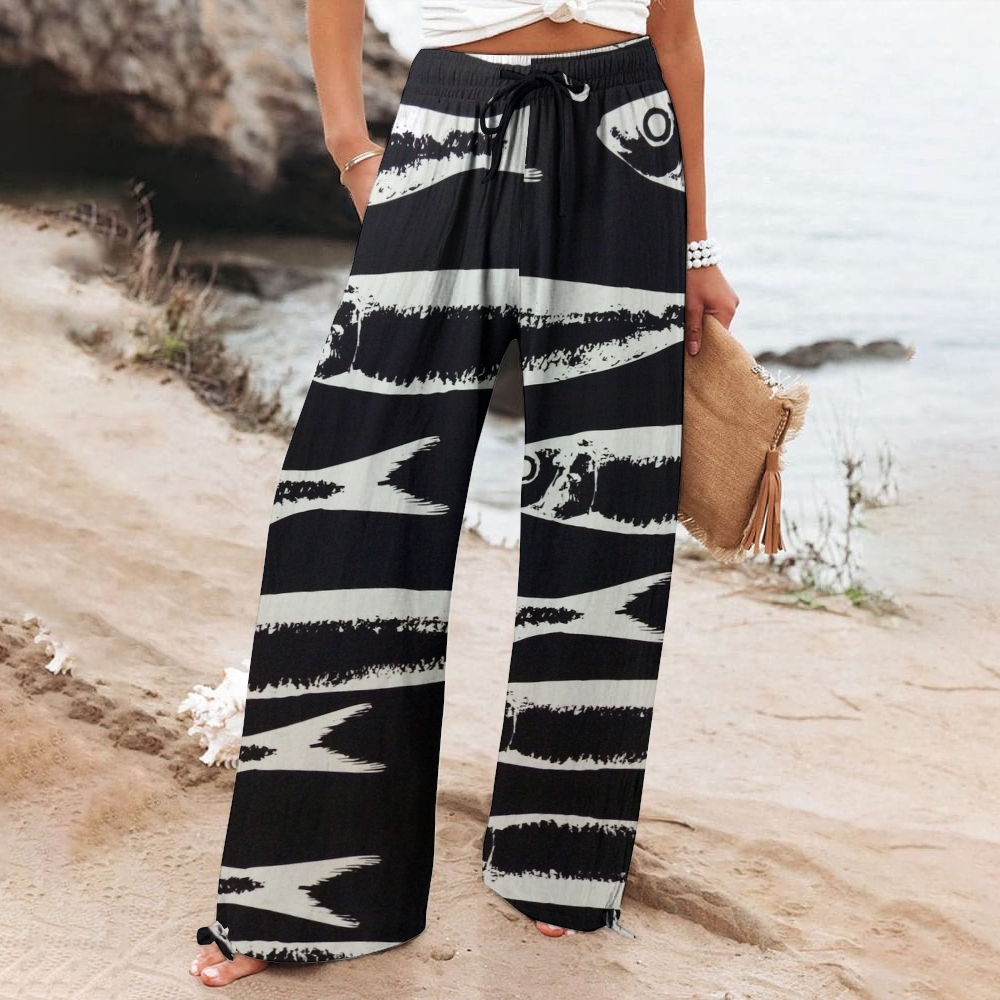 Women's Sardine   Wide Leg Casual Pants