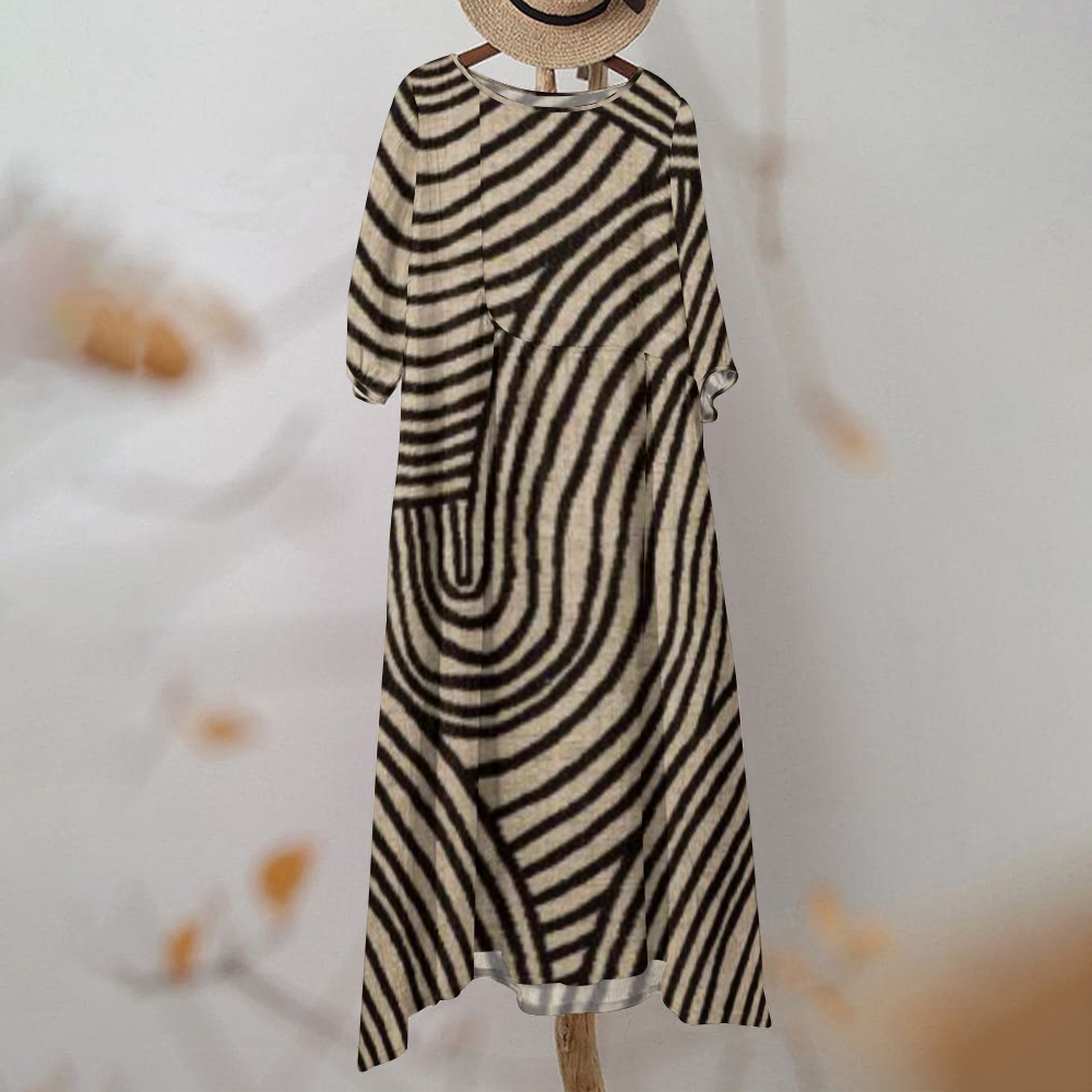 Women's Abstract Printed   Maxi Dress