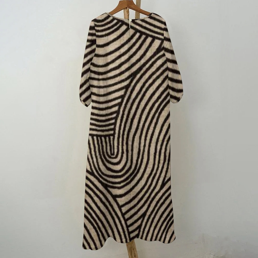 Women's Abstract Printed   Maxi Dress