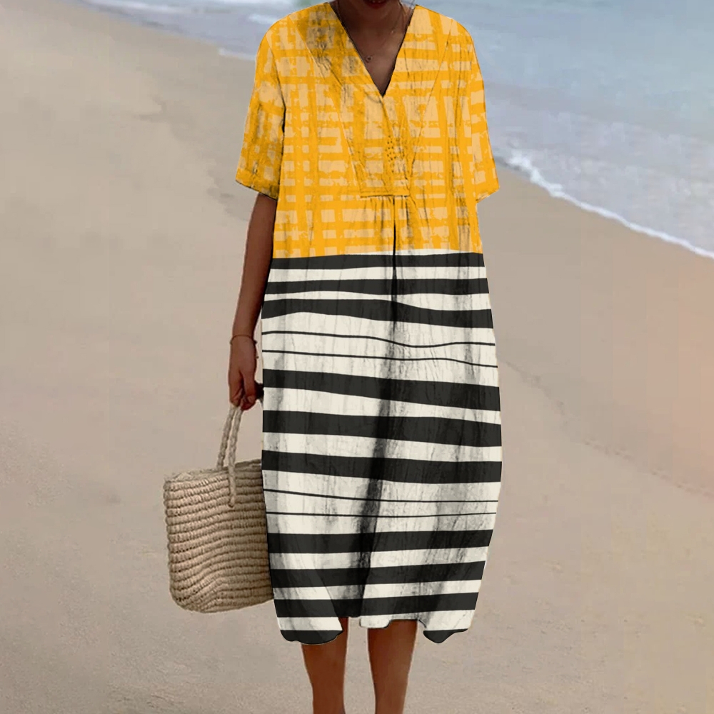 Women's Print Flowy   Dress 2408005044