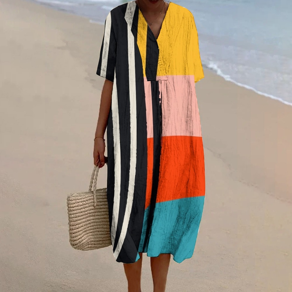 Women's Stripe Printed Casual Shirt