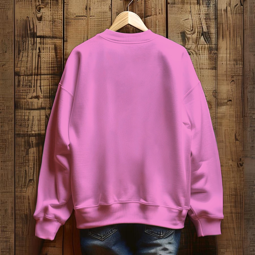 Unisex Sardines Printed Casual Sweatshirt