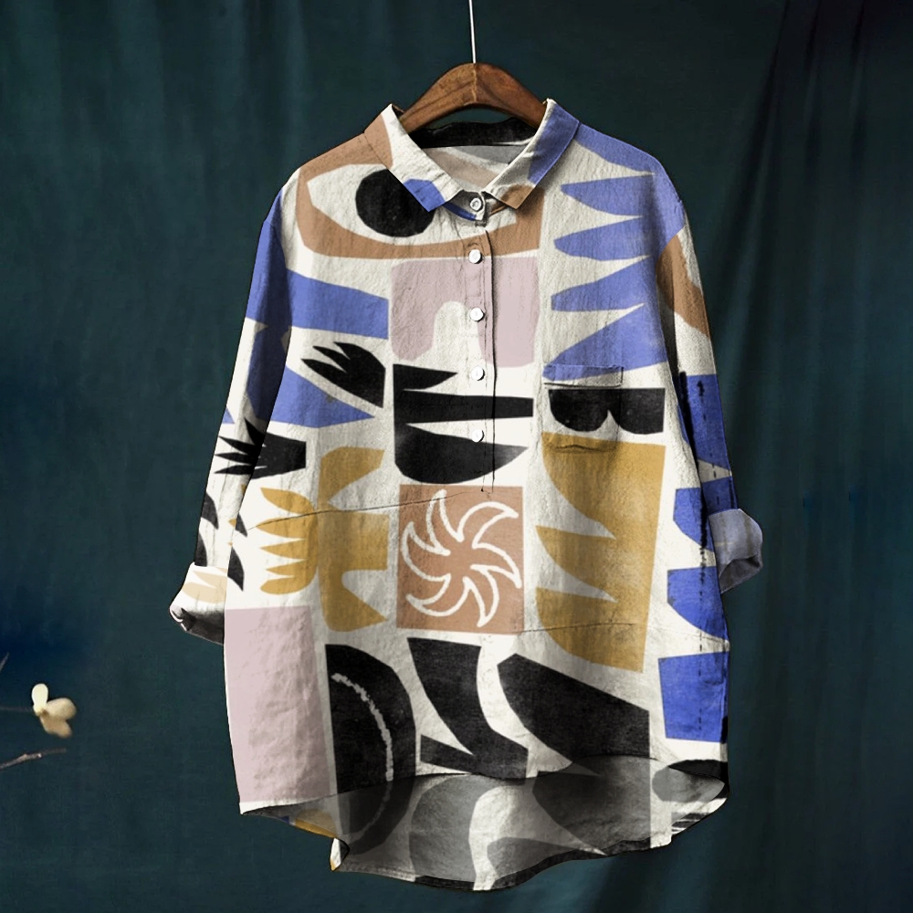 Women's Art Printed Casual Shirt
