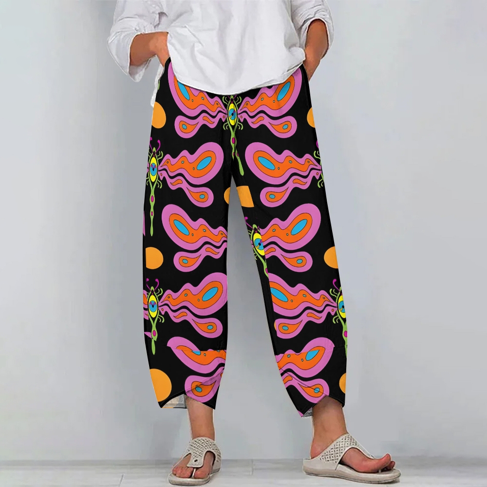 Women's Casual Printed Pants 2410002380
