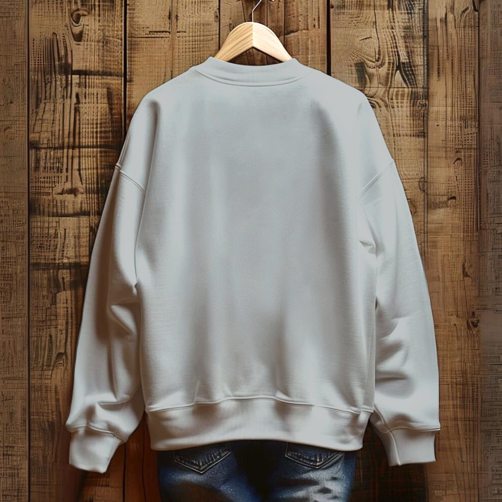 Unisex Cat Printed Sweatshirt