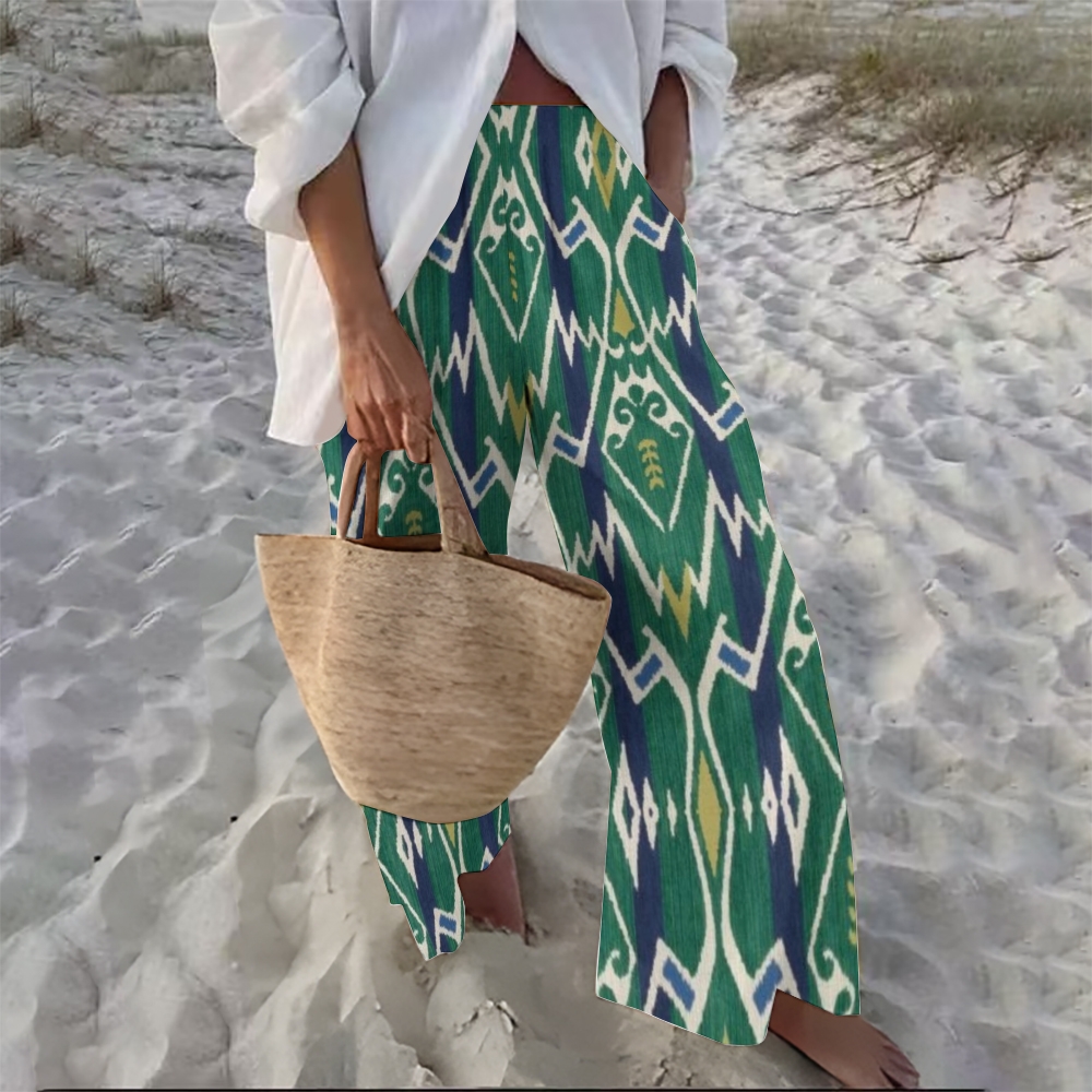 Women's Printed Casual Loose Pants 2410005185