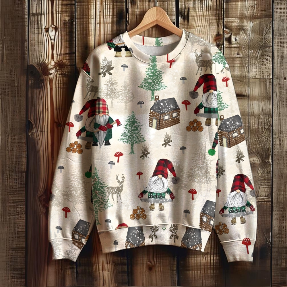 Unisex Christmas Printed Sweatshirt