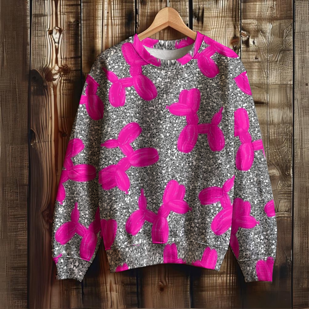 Unisex Sequins Printed Sweatshirt
