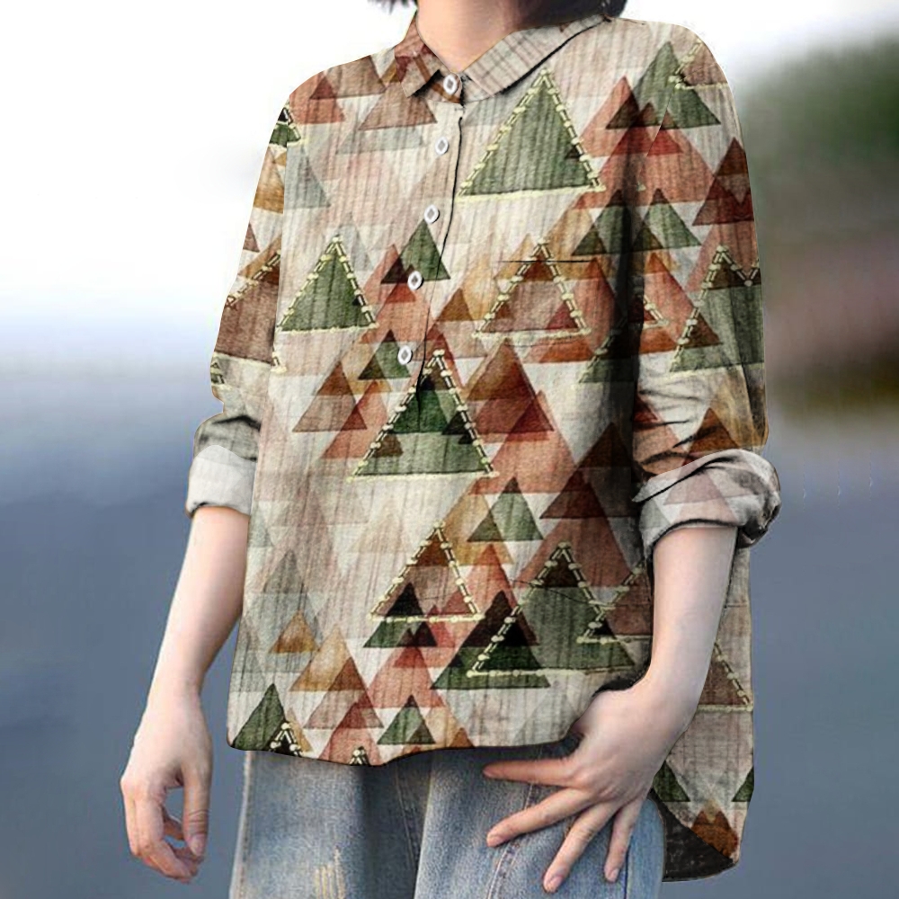 Women's Geometry Printed Casual Shirt