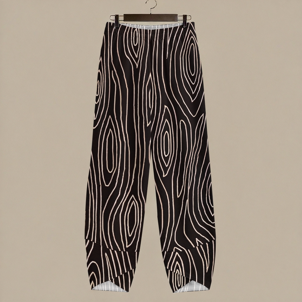 Women's Casual Stripes Printed Pants