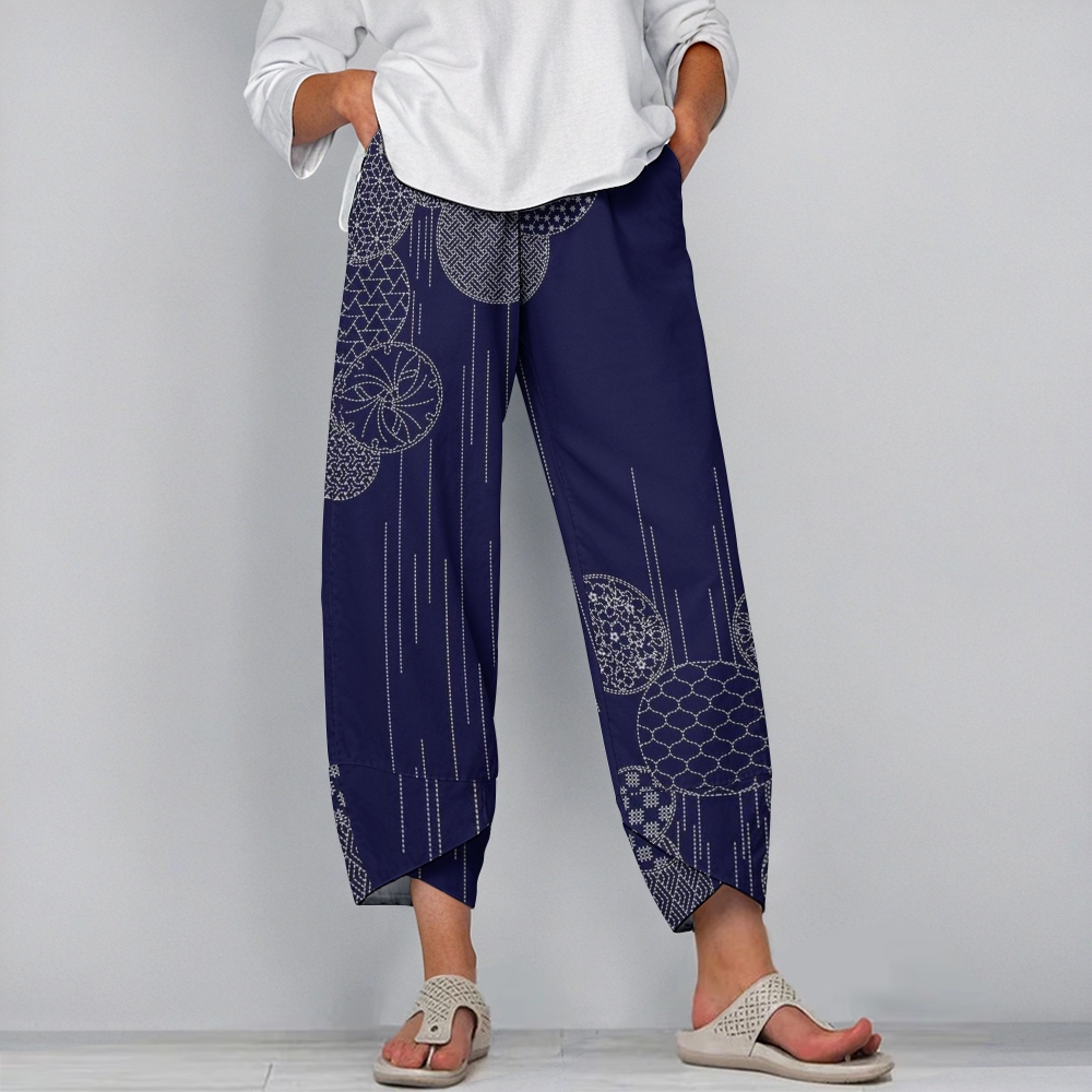 Women's Casual Geometry Printed Pants