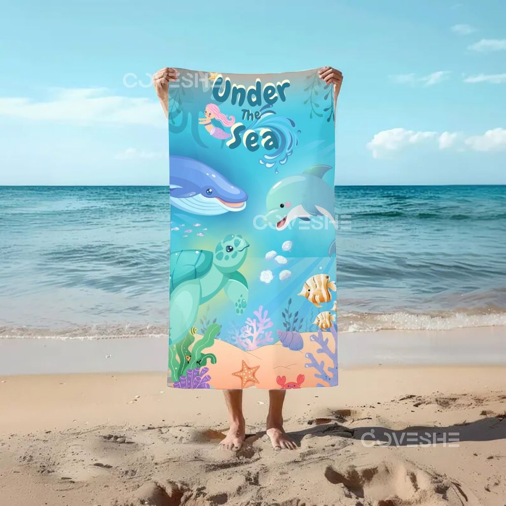 Casual Under The Sea Printed Beach Towel