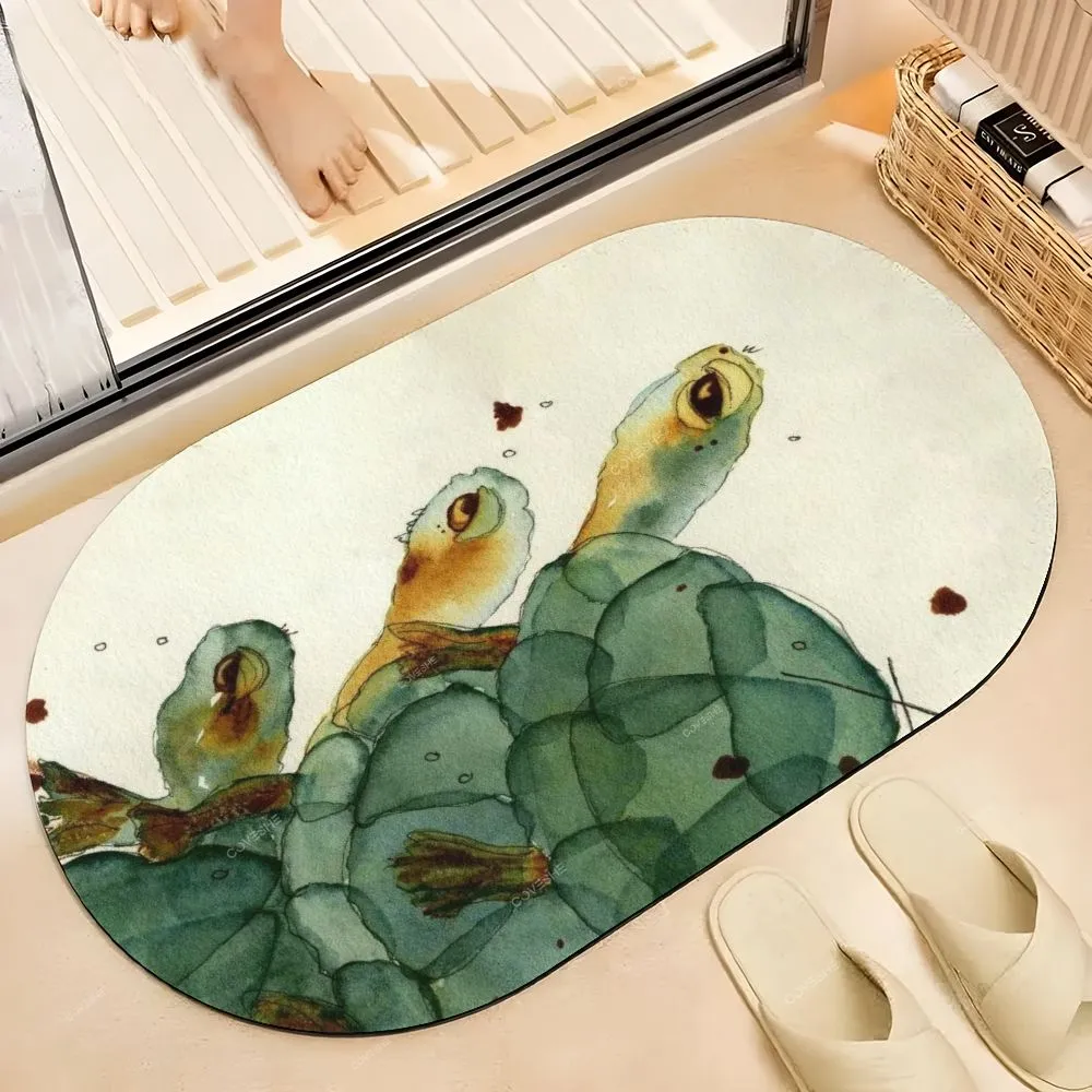 Women's Turtle Printed Casual Long Sleeve Shirt