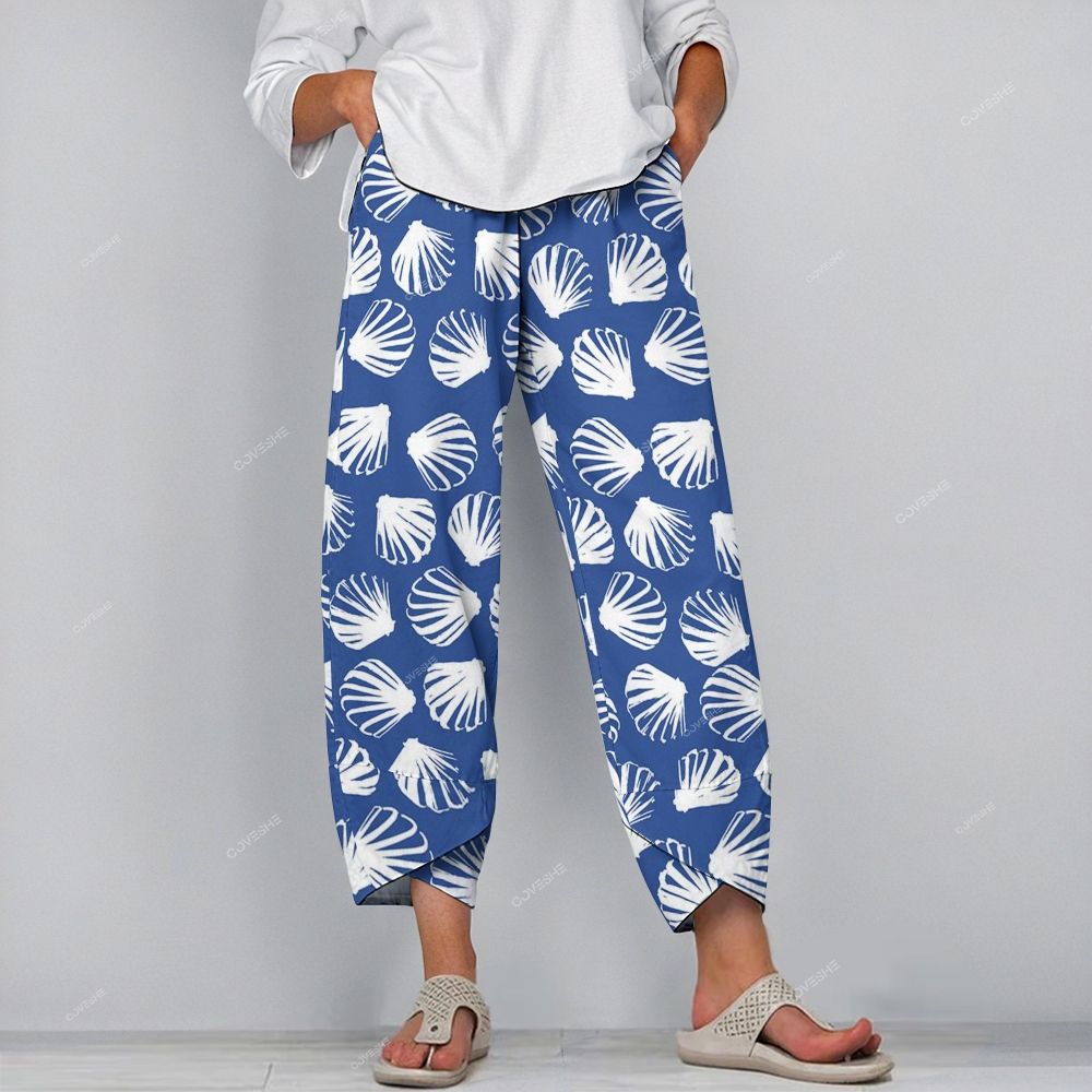 Women's Shell Printed Flowy Dress